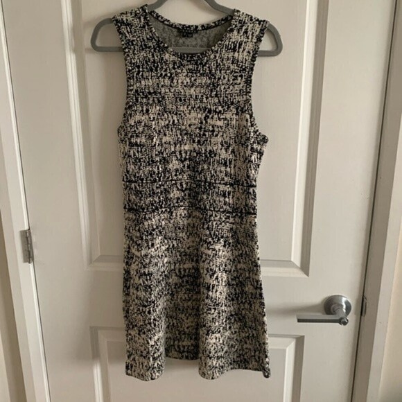 - THEORY Alancy C Sleeveless Tweedscape A-Line Dress Size Medium - Picture 4 of 14
